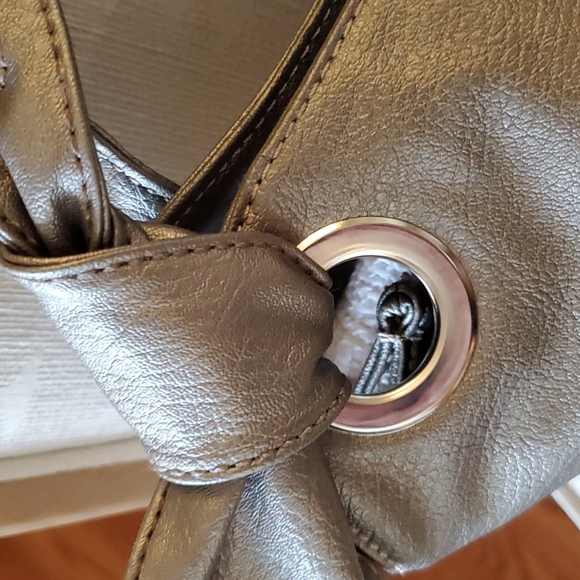 Nine West metallic hobo handbag - Picture 3 of 11